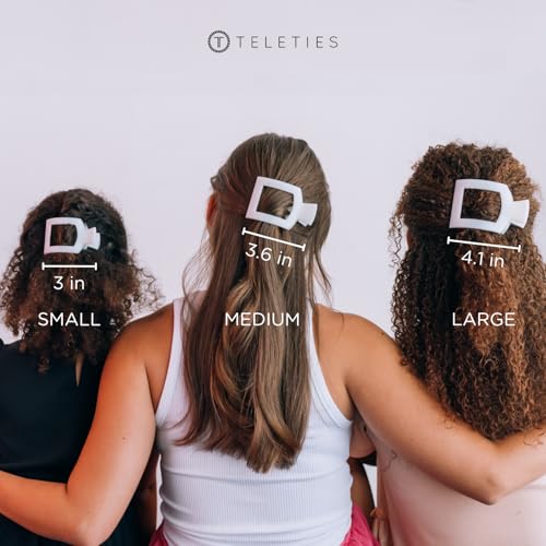 Pinza TELETIES Flat Square para cabello fino a medio miniatura 6