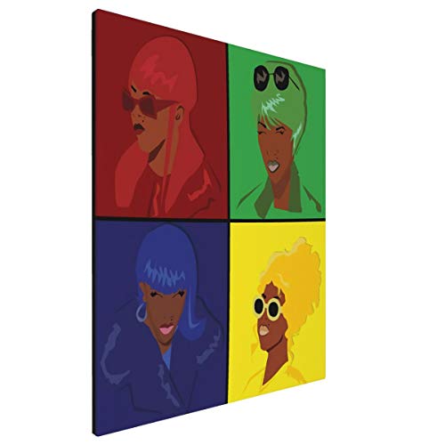 BrandiDobin Lil' Kim Decorative Painting Frameless Artwork,Frameless Painting Painting Mural Decoration Painting Home Decoration 16x20in