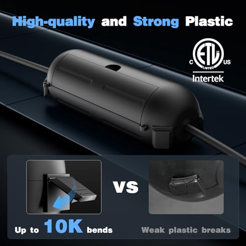 Image of Flemoon Outdoor Extension Cord Cover, IP44 Weatherproof Electrical Box
