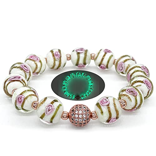 ARTSY Crafts Glow in The Dark Beads Bracelet, Ocean Blue ...