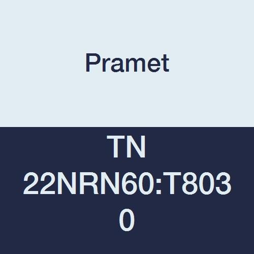 TN 22NRN60:T8030 Carbide Multi-Material (P30,M25,K30) Indexable Internal Threading Insert, Metric 60 Degree Partial Profile, Pitch 3.50-5.00 mm, 3" Cutting Edges, PVD, Gold (Pack of 5)