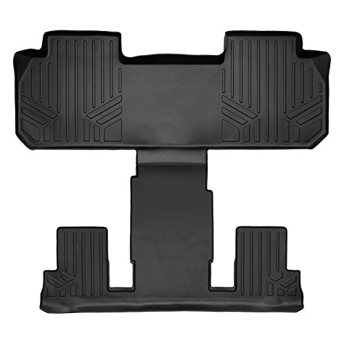 MAXLINER Floor Mats 2nd and 3rd Row Liner Black for 2018-2019 Chevrolet Traverse
