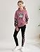 Seanrui Girls Clothes Size 7 Preppy Clothes Kids Pullover Sweatshirt Girls' Fashion Sweatsuit Cool Girl Print Hoodie