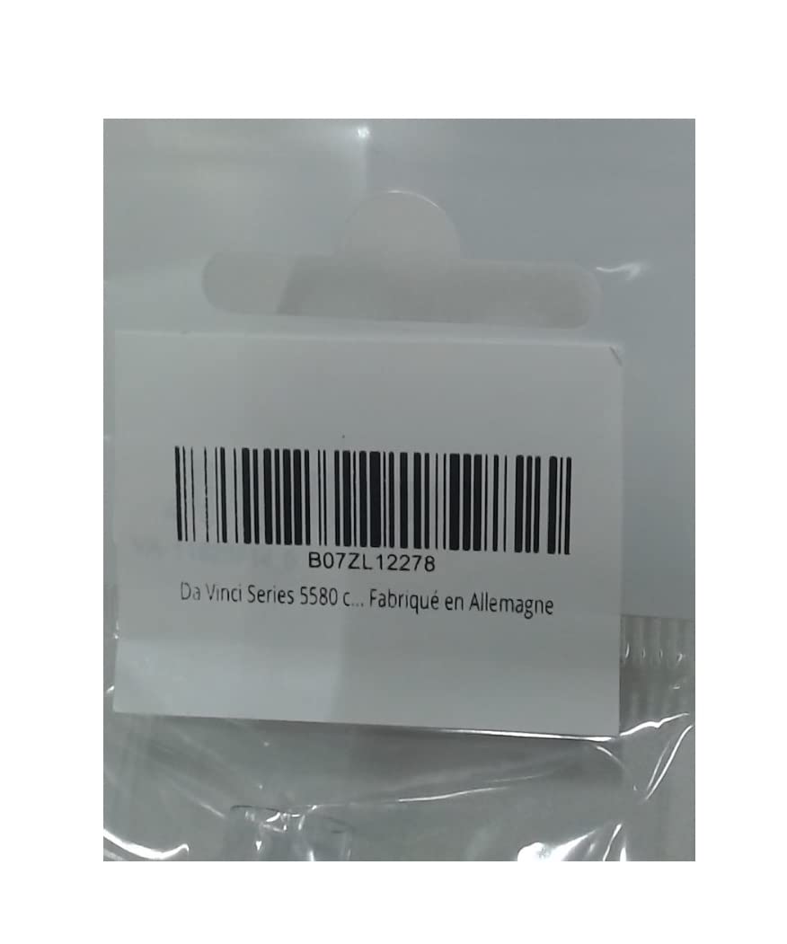 Da Vinci Series 5580 cosmotop - Set di 4 pennelli per acquerelli sintetici, n. 0, 2, 6, 12 Made in Germany
