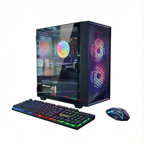 STGAubron Prebuilt Gaming PC Desktop, Radeon RX 550 4G, Intel Core i5 up to 3.6GHz, 16G RAM, 512G...