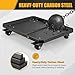 Heavy Duty Tool Box Dolly Fit for ToughBuilt StackTech Toolboxes,Carbon Steel Cart Base Rolling Platform with 4 Locking Wheels, Mobile Tool Storage Base for Garage & Jobsite
