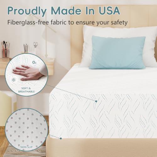 Image of 14 Inch Twin Mattress, Twin Size Memory Foam Mattress 14 Inch