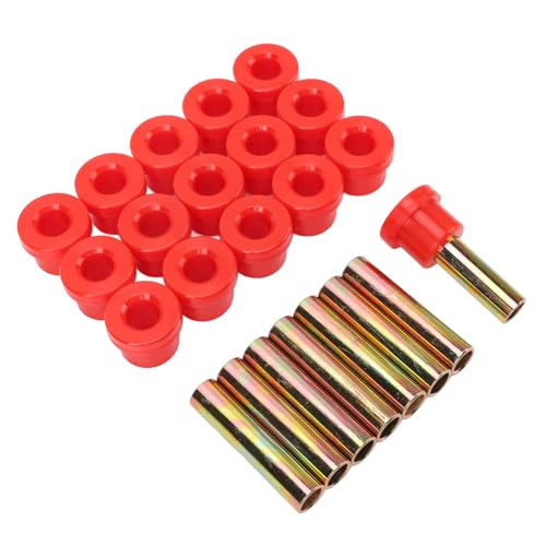 Kit de Bucha de Mola 1015583 Substituição de Bucha E Mangas de Poliuretano para Mola Traseira de Car
