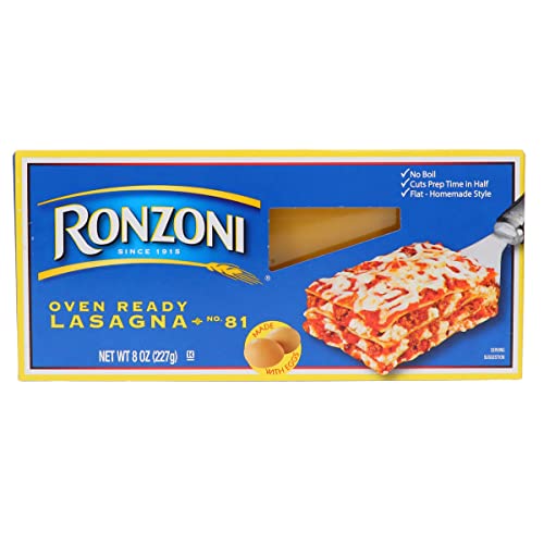 Ronzoni Ronzoni No Boil Lasagna Pasta, 8 Oz, Pack Of 2 #TOP2