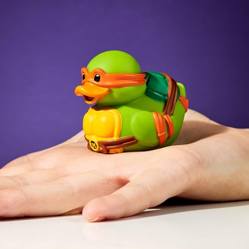 TUBBZ Mini Michelangelo Collectible Vinyl Rubber Duck Figure - Official TMNT Merchandise - Action TV, Movies & Video Games