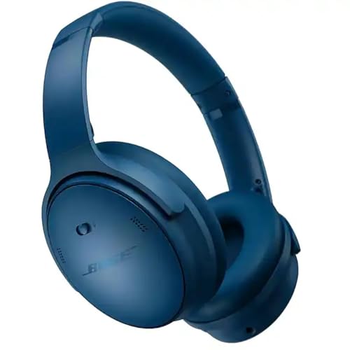 Image of Bose QuietComfort Bluetooth Headphones, Wireless Headphones with Active Over Ear Noise Cancelling and Mic, + Green Extreme 20W 2-Port Wall Charger & Stand (Twilight Blue)