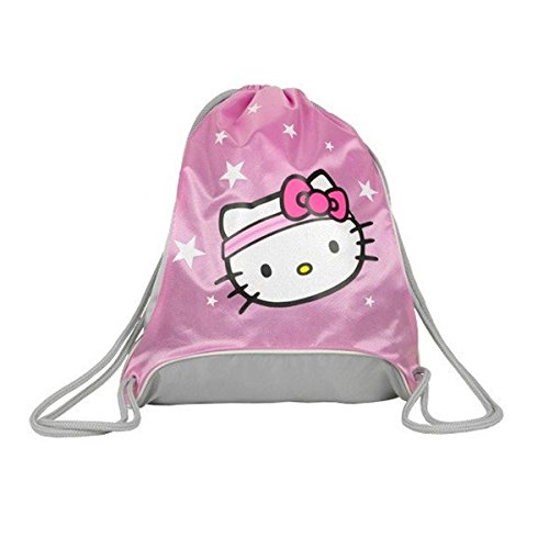 Hello Kitty Sports Duffle Bag, Pink, 20.5 x 11.8-Inch