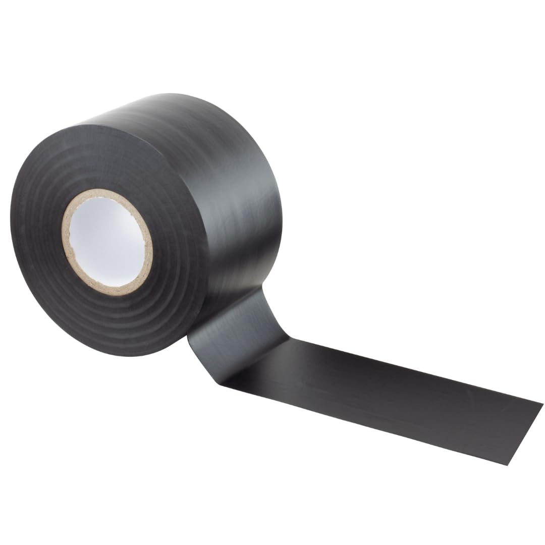 GOCABLETIES - Cinta aislante eléctrica negra 50 mm x 33 m 96 Rollos