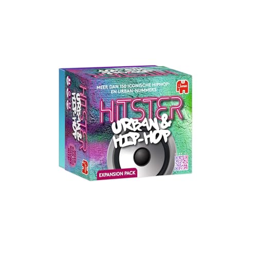 Hitster Expansion Set Urban & Hip Hop Music Party Game for Adults Card Game Music Quiz Board Game 150+ R&B Hip Hop Songs Parties Family and Friends Game Nights 2-12 Players (NL)