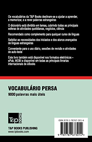 Vocabulário Português Brasileiro-Persa - 9000 palavras: 143