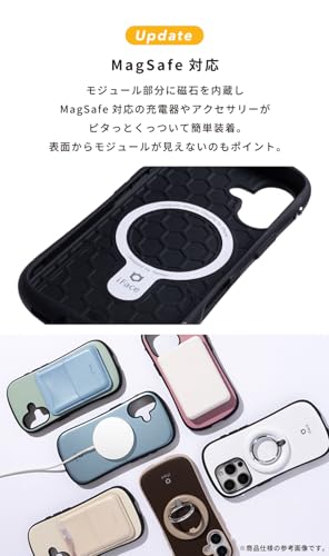 【Amazon.co.jp 限定】iFace First Class Cafe iPhone 15/14/13 ケース MagSafe 対応 MagSynq (カフェラテ)【エコPKG】【アイフェイス アイフォン15 14 13 カバー 耐衝撃 マグネット搭載 マグセーフ対応 スマホケース ストラップホール】