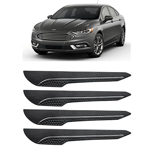 Image of AOSIS-Car Bumper Protector /Bumper Guard for Ford Fusion with Single Chrome Stripe (4-Pcs)