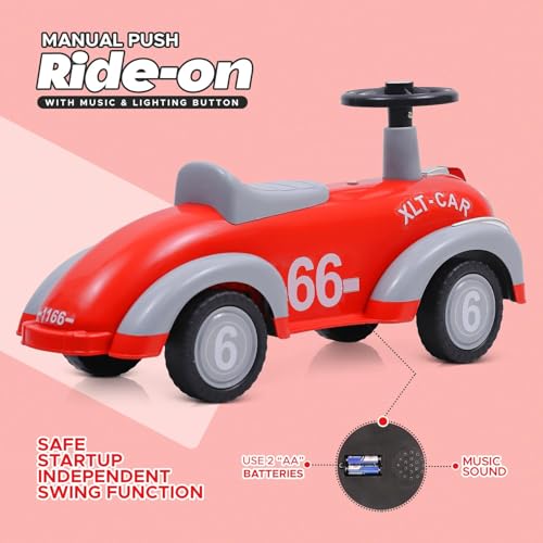 Image of Webby Ride On Car for Kids | Toys car | Push Car | Cycle | Birthday Gift | Ride on Toys with Music for Kid's 1-3 Years Old | Ride on for Kids | Ride on Car | Ride on Toys for 1 + Year Old