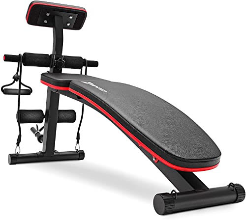 Hop-Sport Multifunctionele Halterbank HS-1035 Fitnessbank met Curlpult, Verstelbare Trainingsbank in Uniek Design met Dikke Bekleding, Perfect voor Bankdrukken of Training van het Hele Lichaam - Image 5