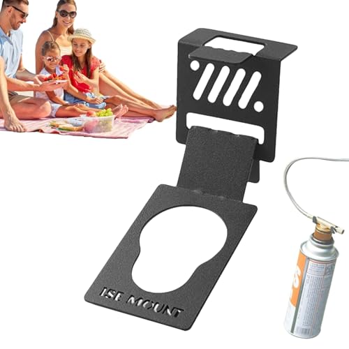 Gancho para tanque de propano, gancho de hierro multiusos para exteriores, ganchos para tanque que ahorran espacio, gancho ligero para picnic, pesca, camping