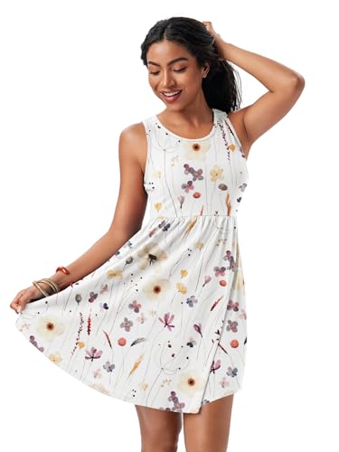 Image of HiMONE Vacation Dresses for Women 2025 Summer Dress Women's Casual Sundresses Casual Beach Petite Sun Dress XS-2XL