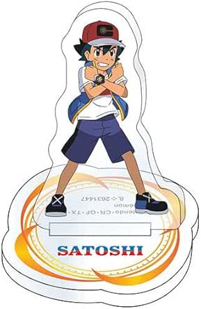 ポケモン アニポケ100話記念アクリルスタンド3体 ゴー、サトシ、コハル