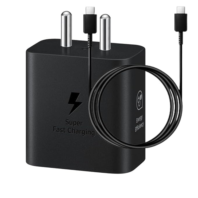 Image of Original 25W USB-C Fast Charger Adapter Compatible for Samsung Galaxy A35 - Type C Super Fast Charging