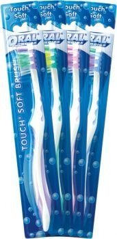 Touch Soft Toothbrush, Adult, 10 pcs