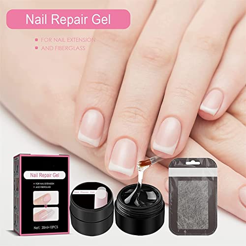 Terrain-Hill Nail Repair Protection Gel, Instant Cracked Nail Repair Gel Kit, Nail Repair Protection Gel, Nail Repair Kit For Cracked Natural Nail (1 Box) #TOP1
