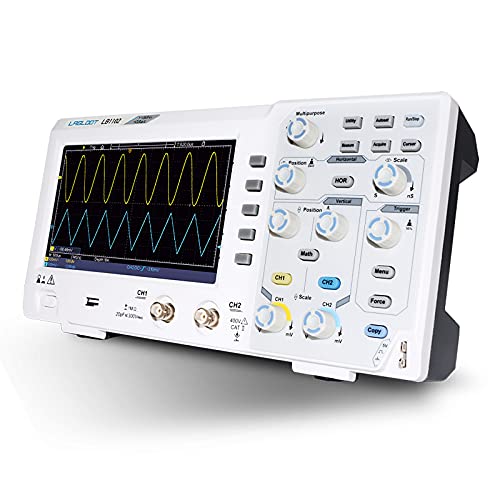 Image of LB1102 110MHZ Bandwidth Oscilloscope 2-Channel 1GS /s Digital Storage Oscilloscope 7 inch LCD Display