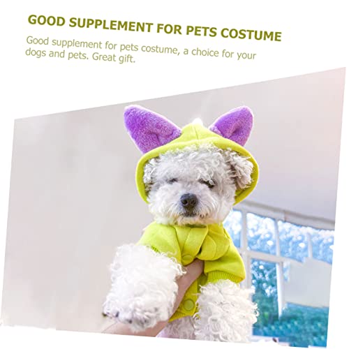 Garvalon Dog Fleece Sweater Trendy Hoodie Puppy Sweater Pooch Hoodie Cold Weather Pet Coats Adorable Cartoon Hoodie Supple Dog Hoodie Pet Puppy Clothes Dog Clothes Windproof Puppy Clothes #TOP6