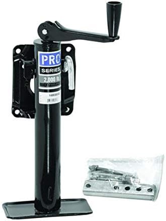 Reese 1400300303 Pro Series Bolt-On Jack , Black