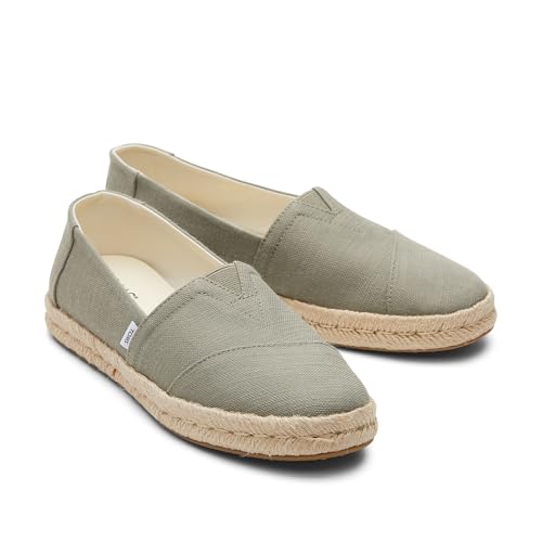 Toms Espadrillas Rope 2.0_Vetiver Grey, Scarpe Da Ginnastica Donna, 41 Eu - 3