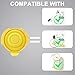 2-Pcs Membrane Compatible with Medela Pump Parts Pump - Food Grade Silicone Replacement Membranes Compatible with Pump in Style MaxFlow, Swing Maxi, Freestyle Flex Breast Pumps, Breast Pump Connector