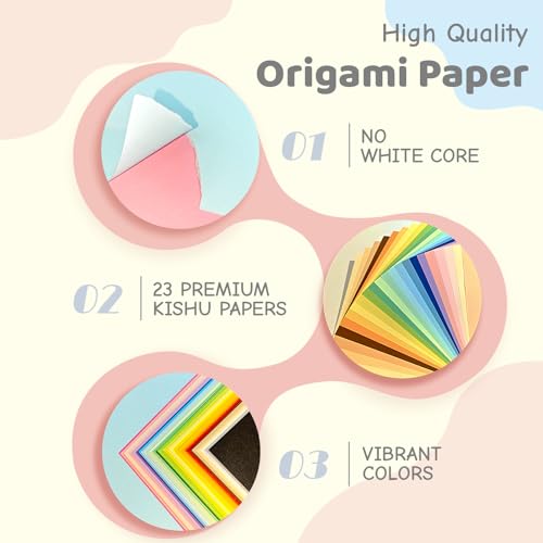 200 Sheets 50 Colors Origami Paper,6x6 inch,Double Sided Colors Paper for Arts and Crafts Projects - Thumbnail 3