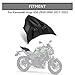 Rear Passenger Pillion Solo Seat Cowl Cover Fairing Tail Section for 650 Z650 2017 2018 2019 2020 2021 2022 2023 2024