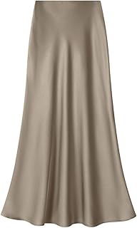 [saliwind] スカート レディース ロング マキシ丈 マーメイドシルエット Aライン ボトムス 体型カバー 大人 可愛い エレガント 通勤 普段着 おしゃれ 春 夏 秋 冬