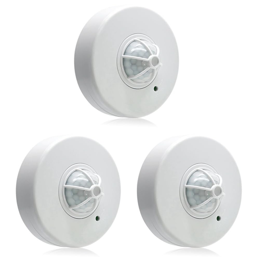 3X 3-12M 360 Gradi Sensore di Occupazione del Soffitto Sensore di Movimento Interruttore Luce Interruttore Sensore di Movimento PIR Alta Sensibilità