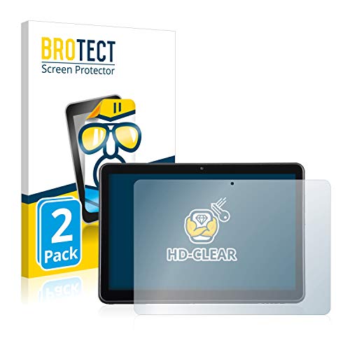 brotect Protection Ecran pour Wortmann Terra Pad 1006 (2 Pièces) - Film Protection Ultra Clair