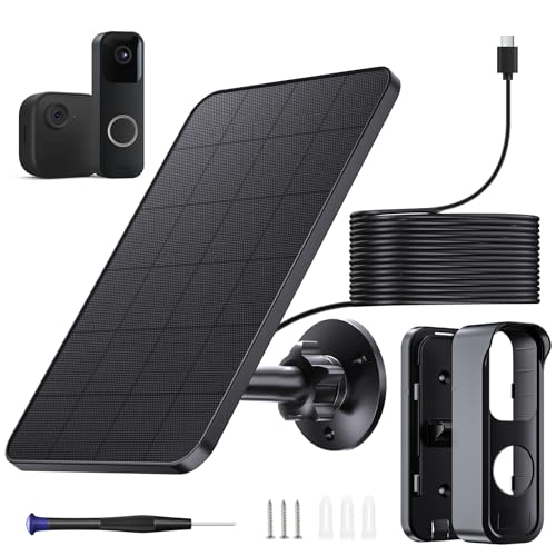 4W Solar Panel Charger for Blink Video Doorbell