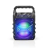 Top Tech Audio Jet-4 400W Bluetooth Speaker, 4' Woofer, Louder Volume, Crystal Clear Stereo, Rich Bass, 100ft Wireless Range, Mic Input, Portable Speaker – Blue