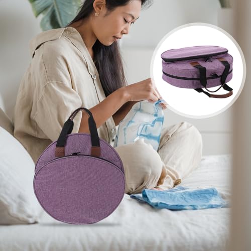 Bolsa para herramientas de bordado ligera de gran capacidad para tejer 7