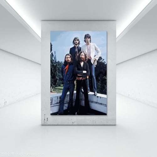 BBAUER Poster décoratif sur toile The Beatles – Impression d’art moderne pour chambre à coucher – 20 x 30 cm - Les Beatles, Paul McCartney, John Lennon, RIngo Starr, George Harrison BBAUER Poster décoratif sur toile The Beatles - Impression d'art moderne pour chambre à coucher - 20 x 30 cm – Image 8