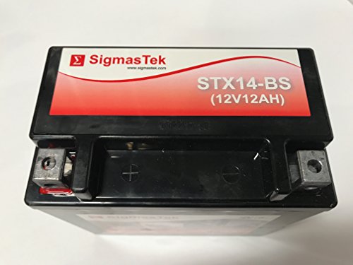 Genuine Sigmastek Ytx14-Bs / Stx14-Bs Replacement Battery 12V 200Cca #TOP2