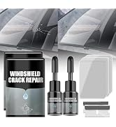 Kit Réparation Fissures Pare-brise - Résine 2025, Arrête La Propagation, Finition Transparente, Pour Petits Impacts (< 3mm) - Facile à Utiliser à La Maison - 11