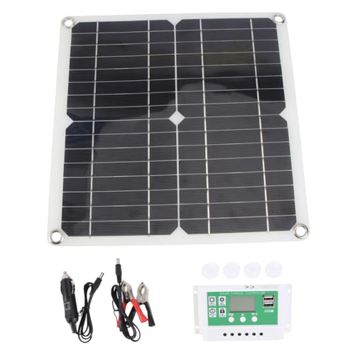 GALPADA Banco De Energía Solar Portátil Panel Solar Para Exteriores Para Dispositivos Móviles Panel Flexible De Controlador