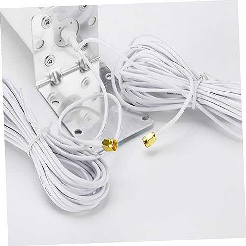 NOLITOY 3 Pcs Booster Barril Antena Amplificador Sinal Branco Interface Calibração Sma Lte Telefone