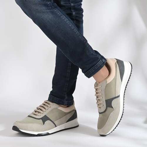 Image of Cruiser Mens Running Shoes|Everyday Sneakers with Effortless Vibes|Casual Breathable Walking Shoes|Sport Athletic Sneakers|Gym Comfortable Lightweight Shoes (Pace-1)