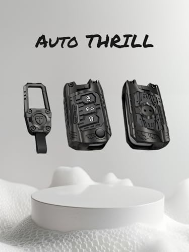Image of Auto Thrill Premium Luxury Waterproof New Transformer Series Cover for Skoda and VW - Kushaq |Octavia | Kodiaq | Superb | Slavia |Passat | Taigun | Tiguan | Virtus | TROC 3 Button flip Key (Black)