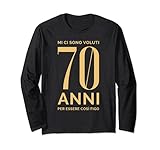 Photo Gallery mi ci sono voluti 70 anni di compleanno donna uomo regalo maglia a manica Photo Gallery mi ci sono voluti 70 anni di compleanno donna uomo regalo maglia a manica
